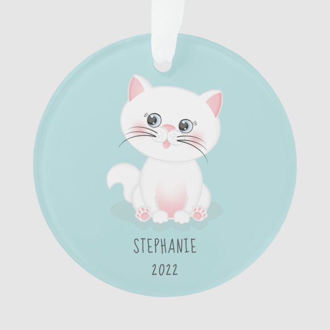 Cat Purr-fect Day Ornament (Front)