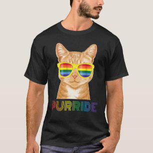 Cat Purride Gay Pride Lgb Cat Essentia T-Shirt