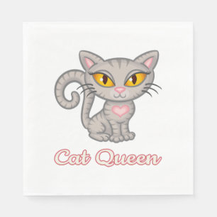 Cat Queen Napkin