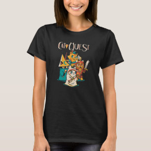 Cat Quest RPG Hero Cats Video Game RPG Gamer   Cat T-Shirt
