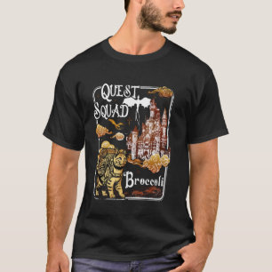 Cat Quest Squad Broccoli T-Shirt