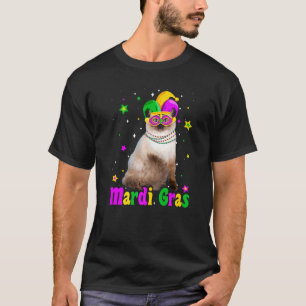 Cat Ragdoll Mask Mardi Gras Carnivals Animals Cat T-Shirt