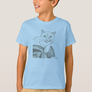 Cat Ragdoll Portrait Kids Basic T-Shirt