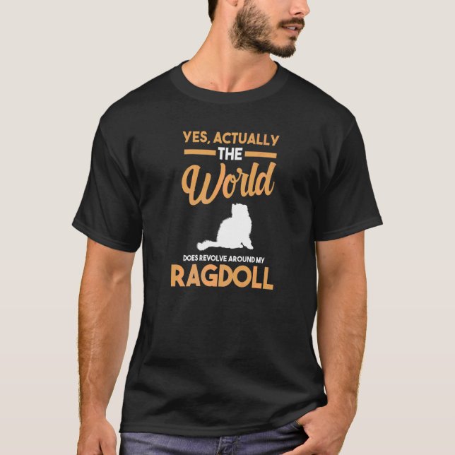 Cat Ragdoll T-Shirt (Front)