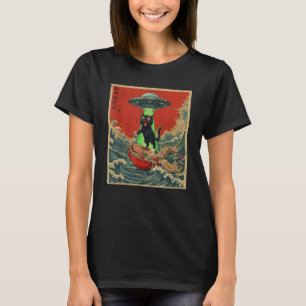 Cat Ramen Japanese Anime Graphic Tees Men Wome fun