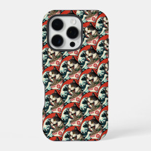 Cat Ramen Japanese Art Vintage Style iPhone 16 Pro Case