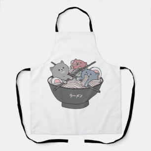 Cat Ramen Kawaii Apron