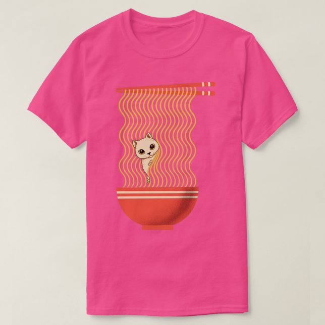 Cat Ramen T-Shirt (Design Front)