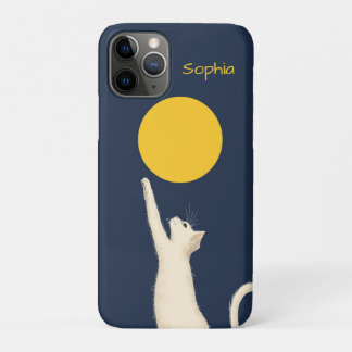 Cat Reaching for the Moon Case-Mate iPhone Case