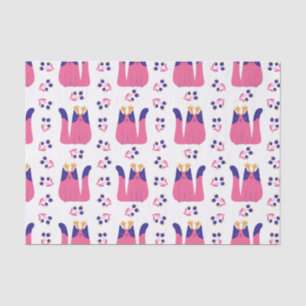 Cat Reindeer Christmas Holiday Tissue Paper