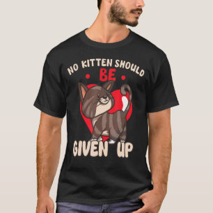 Cat Rescue Animal Rights Rescue Cat Adoption 2 T-Shirt