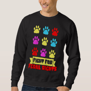 Cat RESCUE ANIMAL RIGHTS RESCUE Cat ADOPTION Ragla Sweatshirt