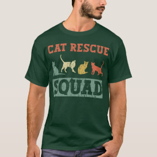 Cat Rescue Squad Animal Rights Activist Animal fun T-Shirt