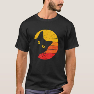 Cat Retro Funniest T-Shirt