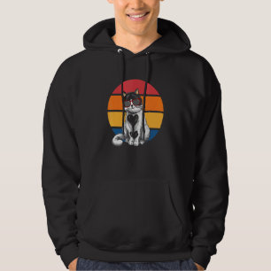 Cat Retro Sunset Cat Sunset I Cat Hoodie