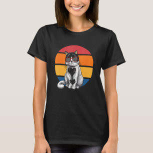 Cat Retro Sunset Cat Sunset I Cat T-Shirt