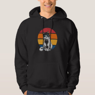Cat  Retro Sunset Cat Sunset I Retro Cat Hoodie
