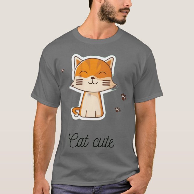cat retro T-Shirt (Front)