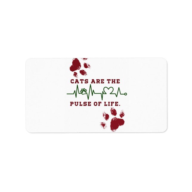  Cat Return Address Label (Front)