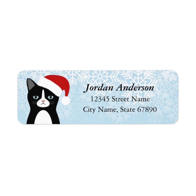 Cat Return Address Labels (Front)