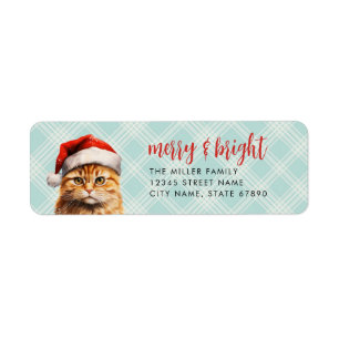 Cat Return Address Labels