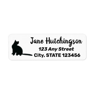 Cat Return Address Labels
