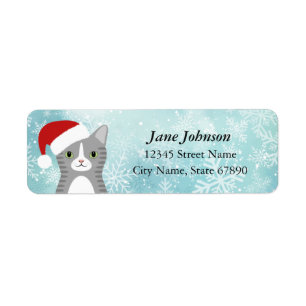 Cat Return Address Labels