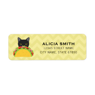 Cat Return Address Labels