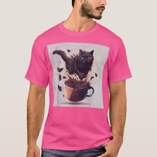Cat Robot French Fries  T-Shirt