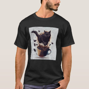 Cat Robot French Fries T-Shirt