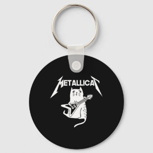 Cat Rock Bynd Guitar Fun Christmas Gift  Key Ring
