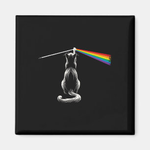 Cat Rock Music Band Funny Cat Rock And Roll Magnet