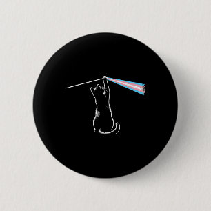 Cat Rock Music Trans Pride Lgbt Transgender Cat Lo 6 Cm Round Badge