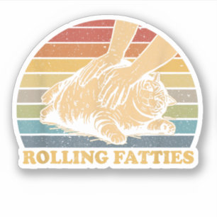 Cat Rolling Fatties Funny