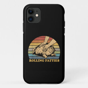 Cat Rolling Fatties Funny Case-Mate iPhone Case