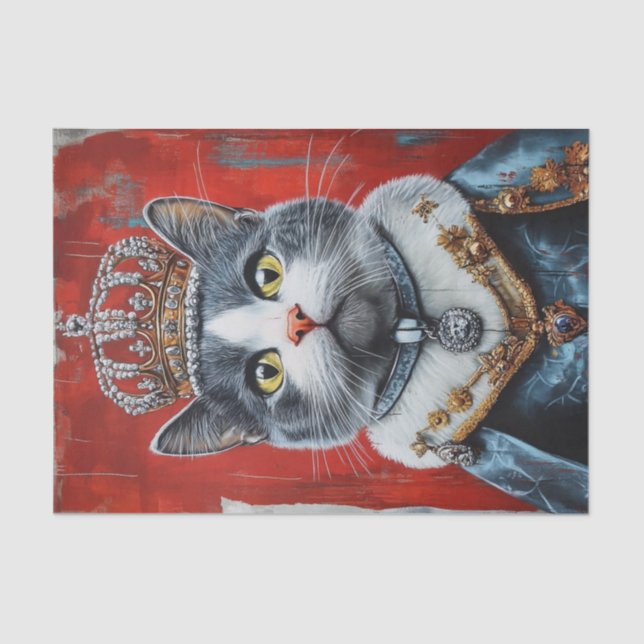 Cat Royal Highness8 Tissue Paper (Front)