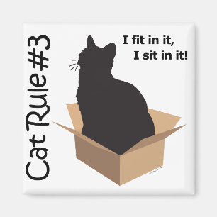 Cat Rule #3 Magnets