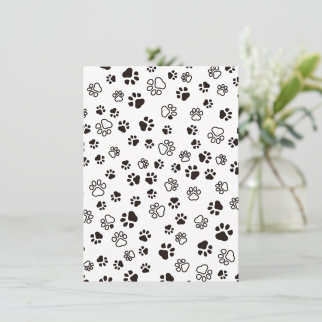 Cat’s Paws Repeated Pattern Announcement (Standing Front)