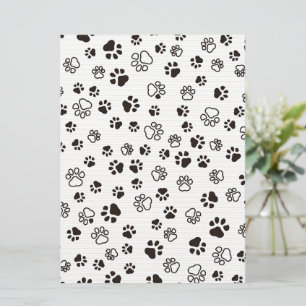 Cat’s Paws Repeated Pattern Card