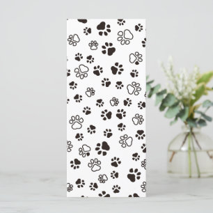 Cat’s Paws Repeated Pattern Card