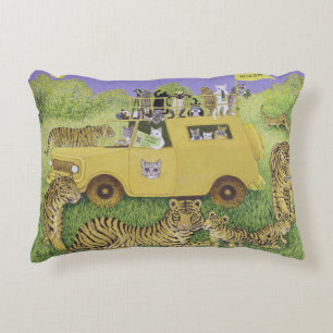 Cat Safari Decorative Cushion
