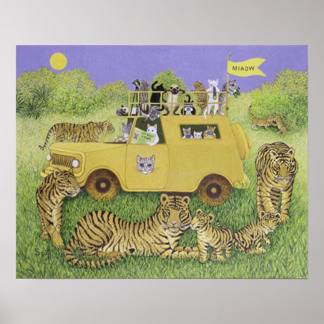 Cat Safari Poster (Front)