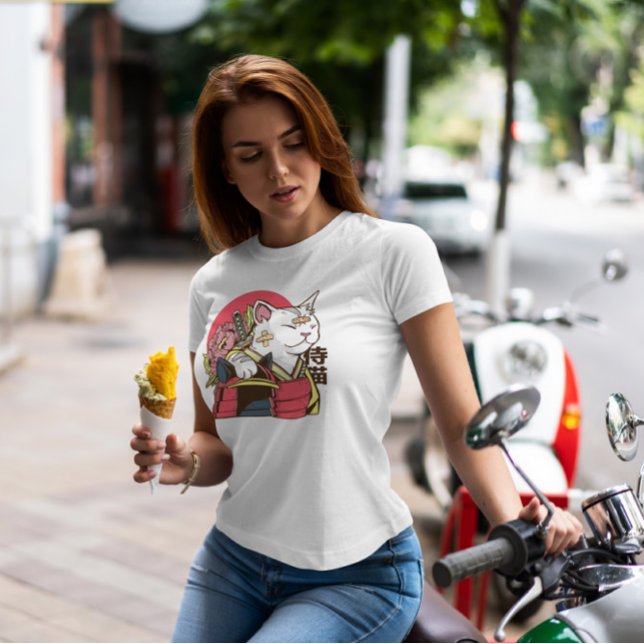 Cat Samurai  T-Shirt (Creator Uploaded)