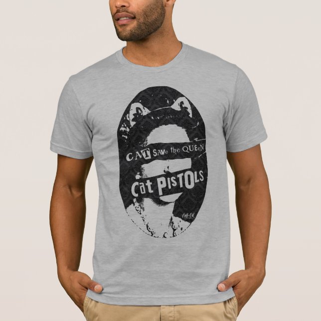 Cat Save The Queen T-Shirt (Front)