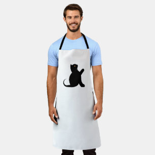Cat Saying Hello Apron
