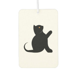 Cat Saying Hello Car Air Freshener