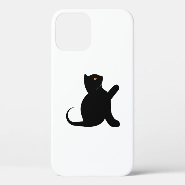 Cat Saying Hello Case-Mate iPhone Case (Back)