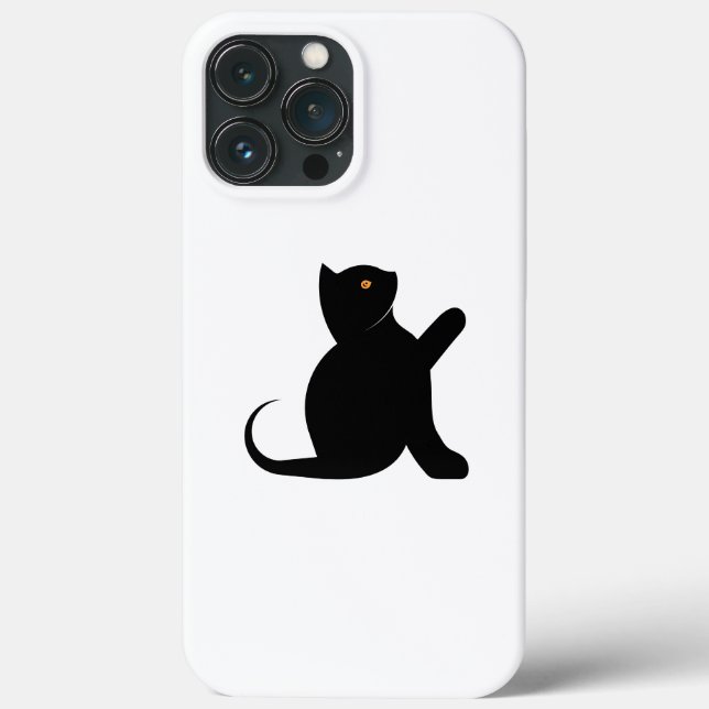 Cat Saying Hello Case-Mate iPhone Case (Back)