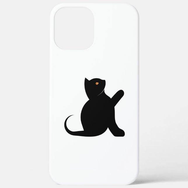 Cat Saying Hello Case-Mate iPhone Case (Back)