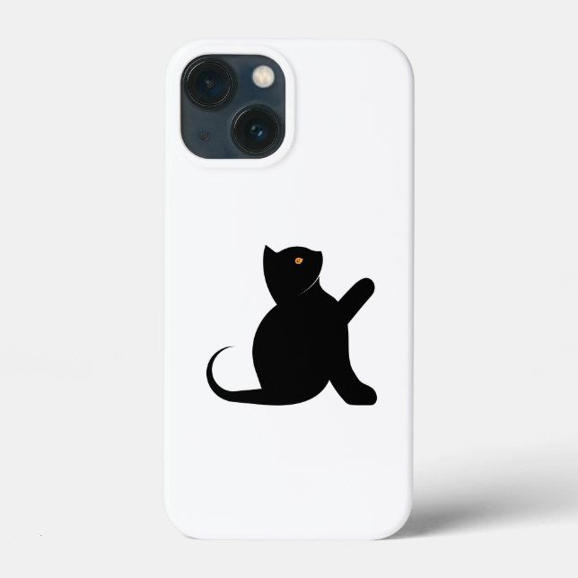 Cat Saying Hello Case-Mate iPhone Case (Back)